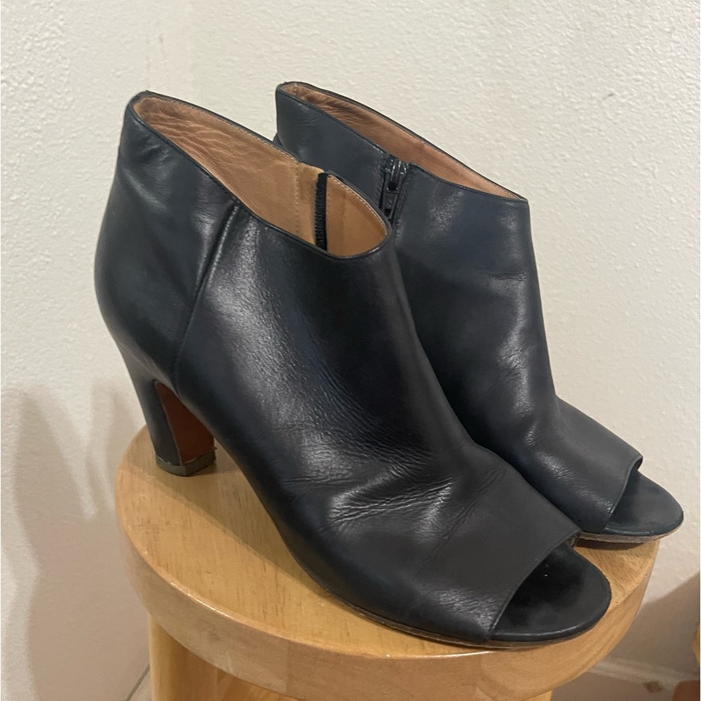 Maison Margiela peep toe ankle boots